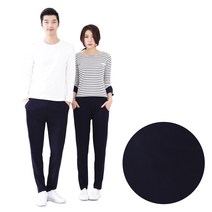 상상투 비침없이 편안한 봄바지 더편한 밴딩팬츠 솔리드네이비