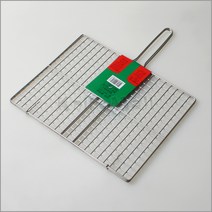 DH 국산 스텐 사각 겹석쇠 - 소 중 대, 中(300×245)