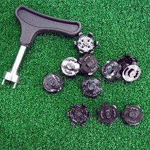 바로스포츠 핀형 골프화스파이크징 골프화징 20EA, 신형핀타입 BR스파이크징20개+심플형핸들