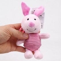 맥스토어 캐릭터 손난로 가방고리 모음 봉제인형, 피글렛 18cm, 큐방(손난로)