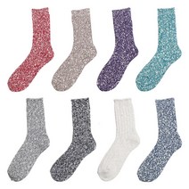 앤와이코튼클럽 BLW05 여성보카시니트양말 보카시양말 겨울양말 패션양말