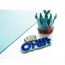 애플그린 국산팰트지 7종 네임핀, 2mm 소프트 펠트지-민트블루