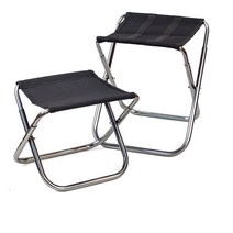 액티라이프 휴대용 미니 등산 의자, 블랙(소형), 1개