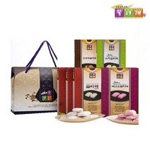 궁중다과 꿀타래 백년초2+녹차1+초콜릿1+아몬드5(9곽 선물), 630g, 10개입x9박스=90개입