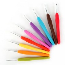 마마니트 칼라실리콘코바늘 코바늘, 6/0, 1개