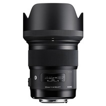 시그마 A 50mm F1.4 DG HSM (캐논 DSLR 전용), 단품없음