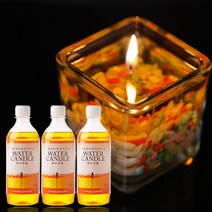 워터캔들+심지+캔들용기 구성! 초간단 DIY 워터캔들세트, 1개, 선택2-1 레몬라벤더500ml _ 1병 (리필액)