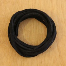 아이엠 가죽끈 세무끈 가죽줄 악세사리부자재 만들기재료, 검정색, 10개