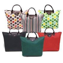 조아홈리빙 고급 시장바구니 장바구니 쇼퍼백, 단색 블랙[NL334]