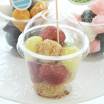 e베이비랜드 투명컵 뚜껑 구멍있음, 10p, 1세트