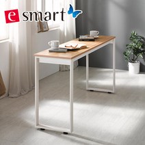 이스마트 스틸 테이블 1200x400 (사각다리), 상판:그레이/프레임:화이트