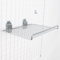 메쉬망용 체크 선반(소) 망후크/망선반/진열대/받침, 단품