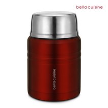벨라쿠진 스테인리스 보온 죽통 500ml, 레드