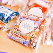 후아미 메세지 데코스티커 A4 1장, 갈색크라프트지, 6매