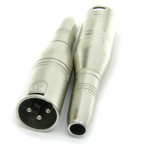 더블스피드 XLR 마이크 연결 변환 젠더 캐논잭, AH0010
