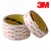 3M 4920 VHB 백색 아크릴폼 양면테이프 1.5M, 25mm, 1개