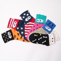 노마코 접어신는 몬스터 카바 캐릭터양말 양말인형 만들기 패션양말