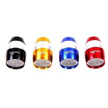 초강력 자전거보조등 자전거라이트 안전등, 1.검정색, 1개