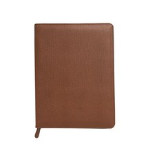 아인텍 가죽 A4 레포트패드 지퍼형 노트패드, 브라운[H0266](1개)