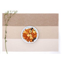 테이블매트, A06_모던-스트라이프 베이지, 1인(45 x 30cm)