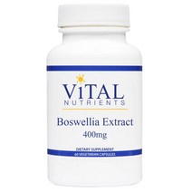 바이탈뉴트리언츠 보스웰리아 추출물 400mg 베지테리안 캡슐 글루텐 프리 무설탕, 60개입, 1개
