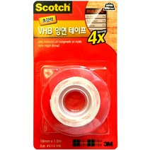 3M초강력VHB양면테이프5115 18X1.5M/3M초강력테이프/3M초강력양면테이프/쓰리엠테이프/3M테이프/VHB양면테이프, 단품