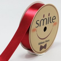 스마일리본 고밀도 국산 공단리본 50mm (9미터 컷팅롤), 자주