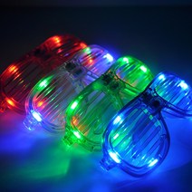 파티쇼 (LED셔터쉐이드안경)셔터쉐이드 파티용품 안경 파티, 레드