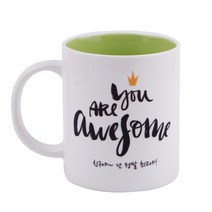 디자인아지트 어버이날 머그 스승의날 주문제작, 어썸_그린, 1개