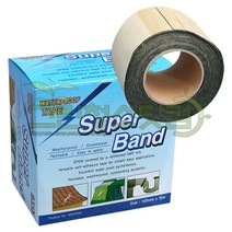 슈퍼밴드 5cm-10m 방수테이프 누수방지테이프 빗물방지테이프 지붕 벽 바닥 창문 배관 천막 텐트 파이프 호스 유리 누수 보수테이프