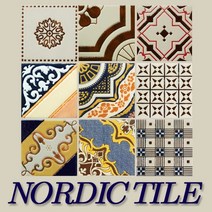 타일닷컴 95x95 북유럽 핸드메이드 타일(벽 바닥타일), 4.북유럽 핸드메이드 95-B (랜덤발송), 10장