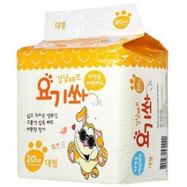 강남패드 요기쏴 반려견 배변패드 레몬향 20매, 1개