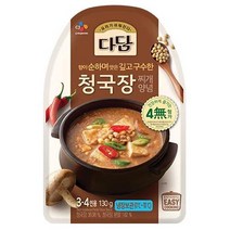 백설 다담 청국장 찌개양념 130g, 6개, 6개