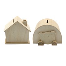 유니아트 나무 저금통 만들기, 곰모양