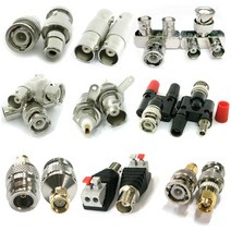 더블스피드 BNC RCA 동축 CCTV 카메라 안테나케이블 연결 젠더 커넥터, AK0025