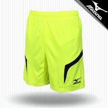 미즈노 5부바지 게임 니트 쇼트 3 (602044) 라임 남녀공용 반바지