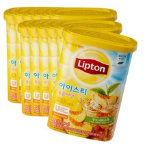 립톤 복숭아 아이스티 업소용 907g, 12개