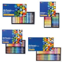 문교 오일 파스텔 세트 시리즈 (72색은 소프트오일), 12색