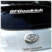 [지현카닷컴] 자동차 스티커 - BF GOODRICH, 적색, 1개
