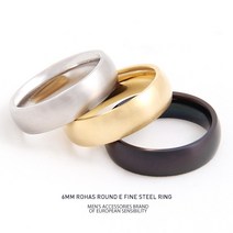 제이크 로하스6mm 써지컬스틸 남성반지