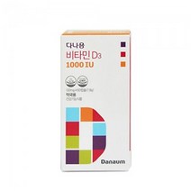 다나음 츄어블 1000IU 비타민D, 1개, 다나음 비타민D 1000IU