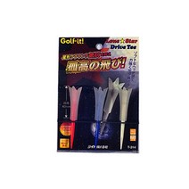 일본정품 론스타 우레탄 골프티 3개 1세트, 트리컬러, 1개