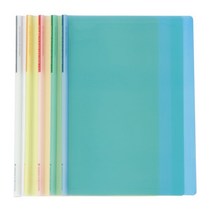 희망 둥근쫄대화일 A4(6mm 10매), 청색, 10매입