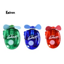 Kalron KC-MISTFAN 분사식 미스트 휴대용 미니 선풍기, Kalron KC-MISTFAN 휴대용미니선풍기 레드