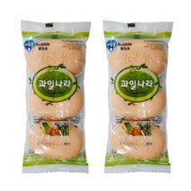 쇼팜 과일나라 복숭아비누 목욕비누, 82g, 3개입x2개
