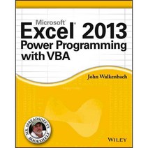 Microsoft Excel 2013 Power Programming with VBA, John Wiley & Sons Inc
