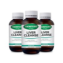 톰슨 리버클린즈 120캡슐 3통/ Thompson Liver Cleanse, 12.25g, 3개