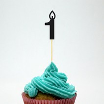 페이퍼로 데코픽_D-01_숫자1, 블루