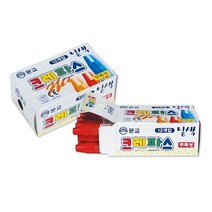 문구사무/단색크레파스(빨강/12본/문교), 1