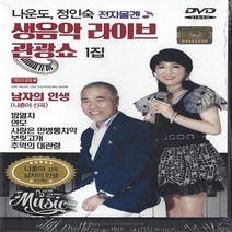 DVD 나운도 정인숙 생음악라이브관광쇼1집 나훈아신곡
